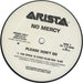 No Mercy Please Don't Go US Promo 12" vinyl single (12 inch record / Maxi-single) ADP-3319