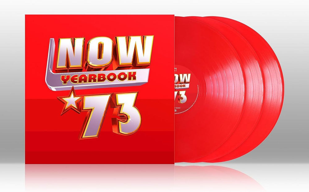 Now That's What I Call Music NOW Yearbook '73 - Red Vinyl - Sealed UK 3-LP vinyl record set (Triple LP Album) LPYBNOW73