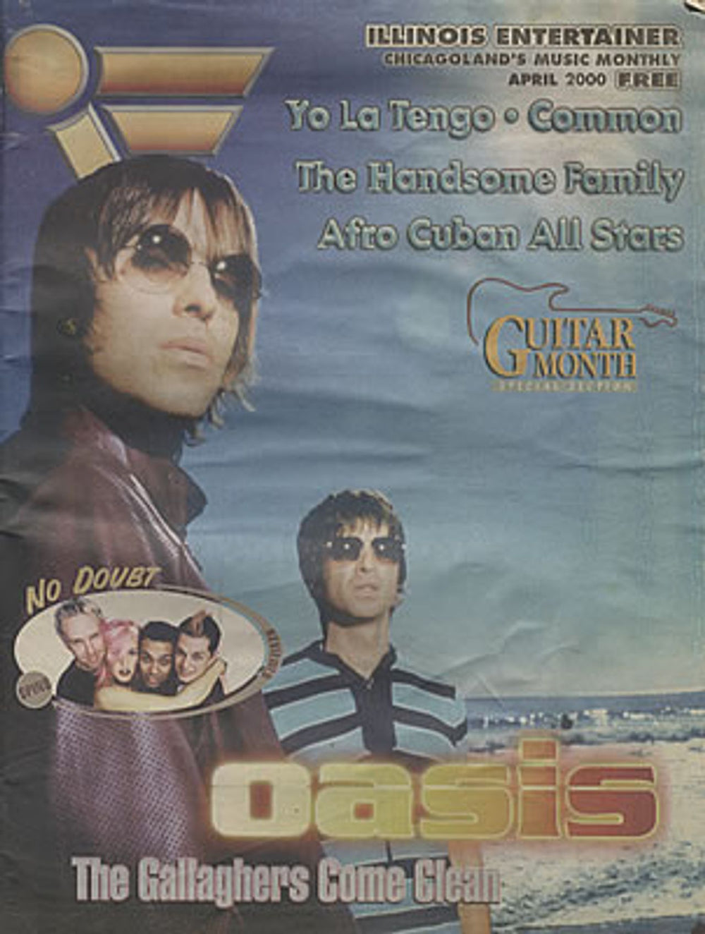 Oasis Guitar Month US magazine APRIL 2000