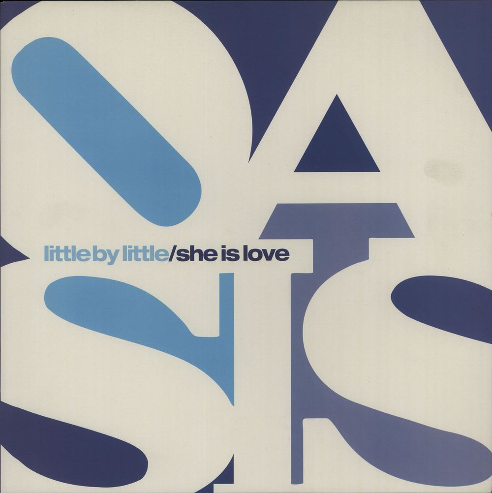 Oasis Little By Little / She Is Love UK 12" vinyl single (12 inch record / Maxi-single) RKID26T