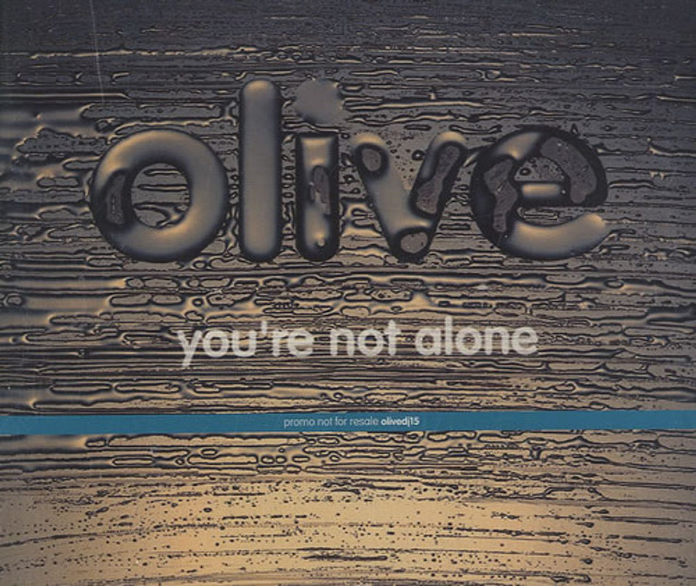 Olive You're Not Alone UK Promo CD single (CD5 / 5") OLIVEDJ15