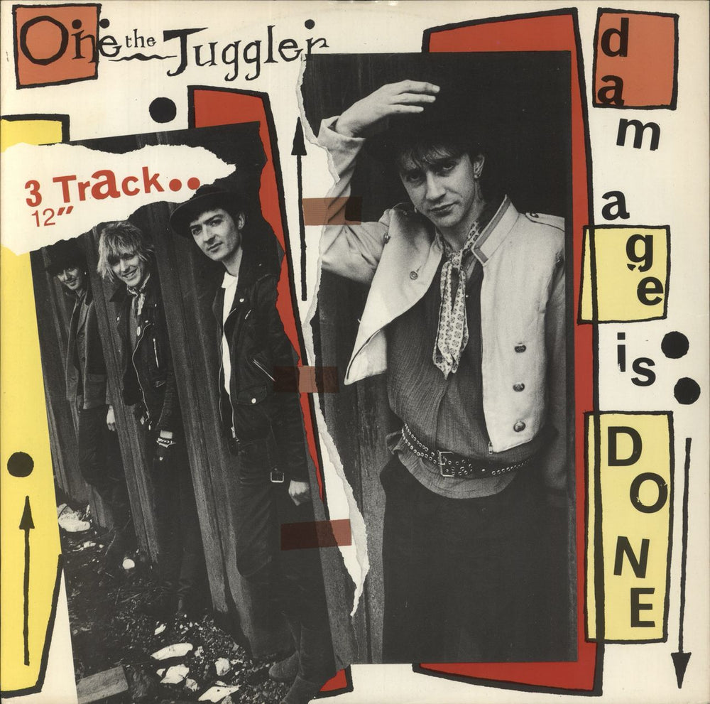 One The Juggler Damage Is Done UK 12" vinyl single (12 inch record / Maxi-single) RGT109