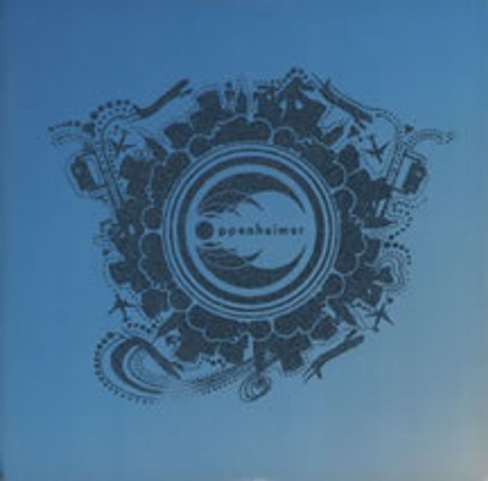 Oppenheimer Breakfast In NYC - Blue & Glitter UK 7" vinyl single (7 inch record / 45) STA033