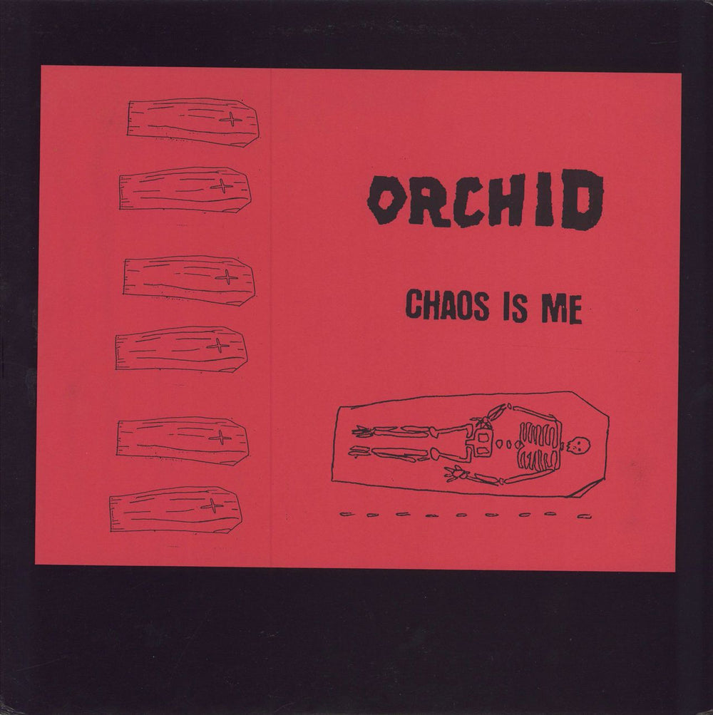 Orchid Chaos Is Me - Tour Cover US vinyl LP album (LP record) EBULLITION45