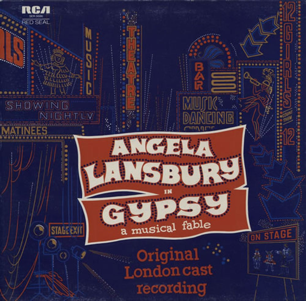 Original Cast Recording Gypsy UK vinyl LP album (LP record) SER5686