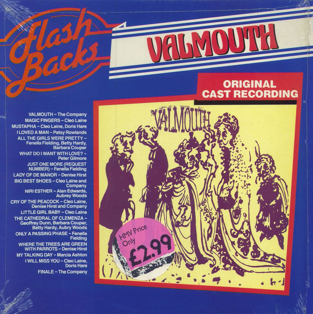 Original Cast Recording Valmouth UK vinyl LP album (LP record) FBLP8102