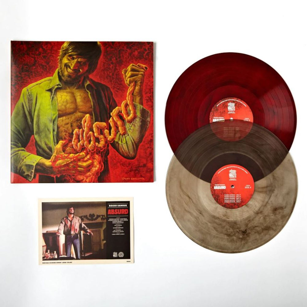 Original Soundtrack Absurd [aka Rosso Sangue] - Red & Smokey Clear Vinyl + Shrink US 2-LP vinyl record set (Double LP Album) DW038