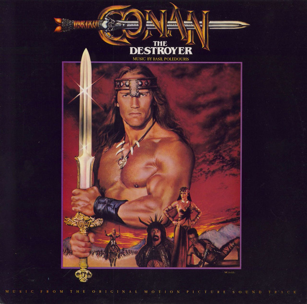 Original Soundtrack Conan The Destroyer US vinyl LP album (LP record) MCA6135