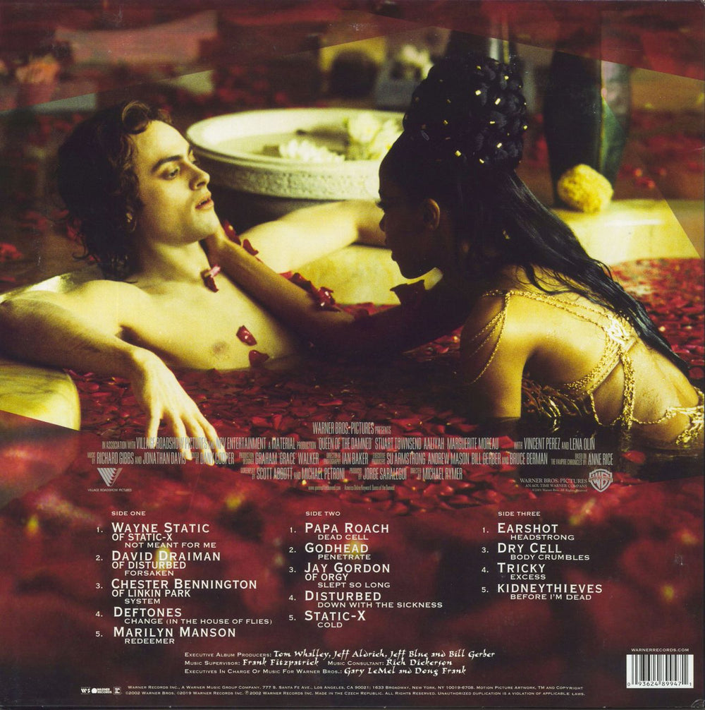 Original Soundtrack Queen Of The Damned - Ghost Green Vinyl US 2-LP vinyl record set (Double LP Album)