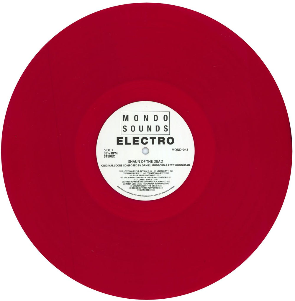 Original Soundtrack Shaun Of The Dead - Red Vinyl US vinyl LP album (LP record) OSTLPSH786137