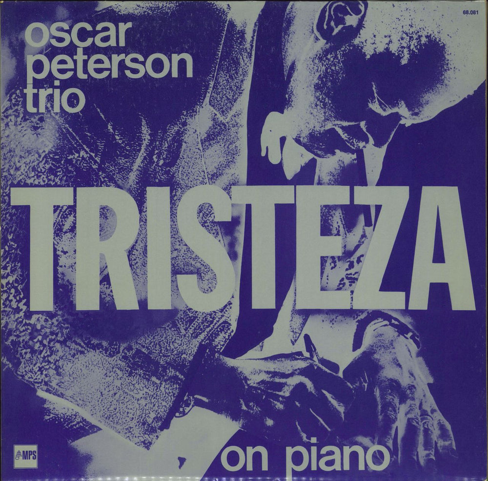 Oscar Peterson Tristeza On Piano German vinyl LP album (LP record) 68.081