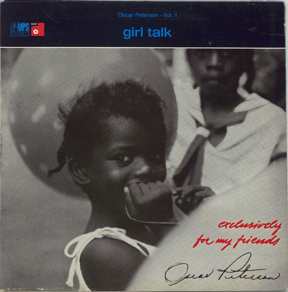 Oscar Peterson Vol II: Girl Talk UK vinyl LP album (LP record) BMPS 19-206696