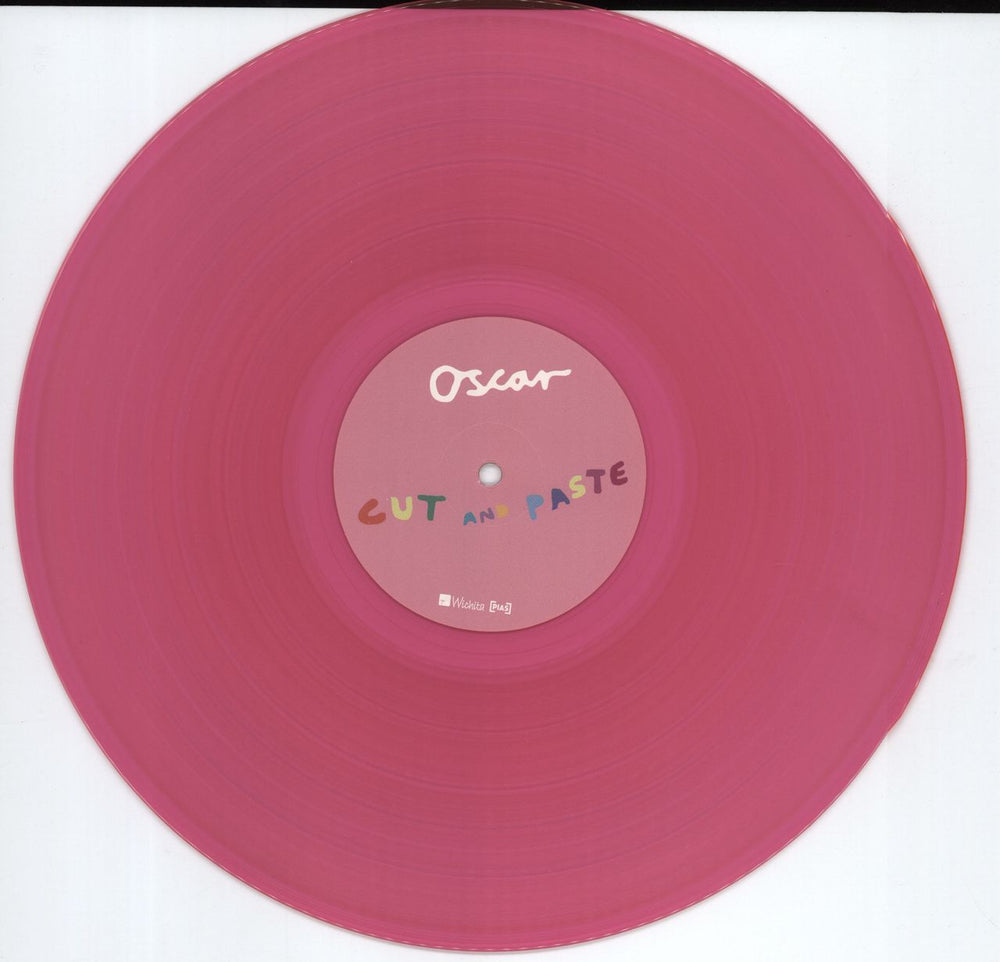 Oscar Scheller Cut And Paste - Neon Pink Vinyl UK vinyl LP album (LP record) 3SCLPCU776326