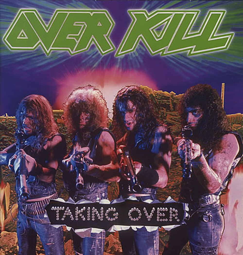 Overkill Taking Over German vinyl LP album (LP record) 781735-1