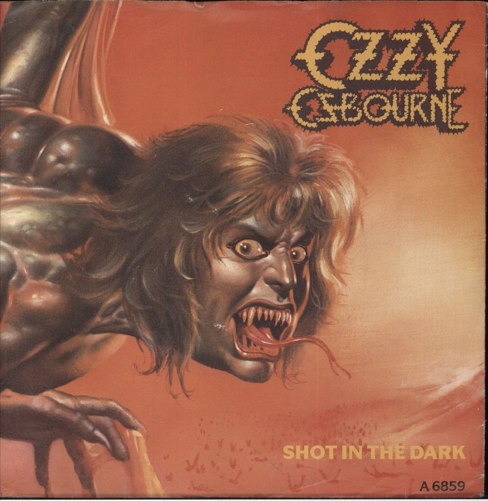 Ozzy Osbourne Shot In The Dark UK 7" vinyl single (7 inch record / 45) A6859