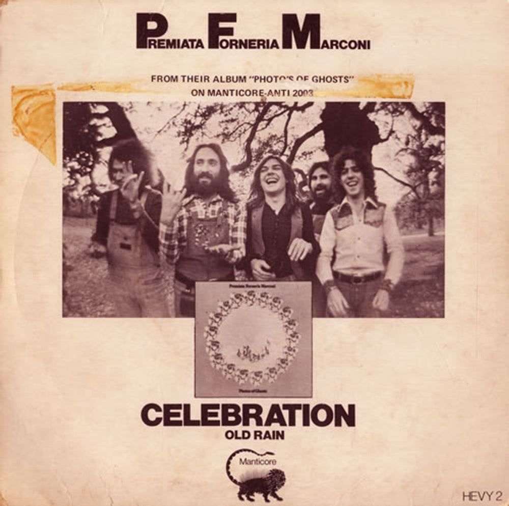 P.F.M. Celebration - P/S UK 7" vinyl single (7 inch record / 45) PFM07CE481558