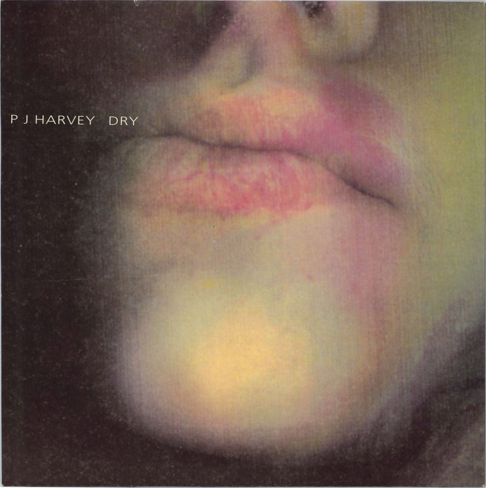 P.J. Harvey Dry UK vinyl LP album (LP record) PURE10