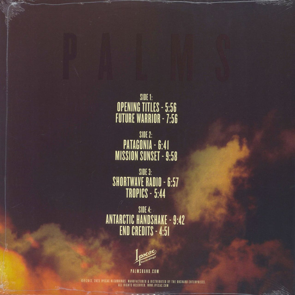 Palms Palms - Pink Glass Vinyl US 2-LP vinyl record set (Double LP Album) 689230026617