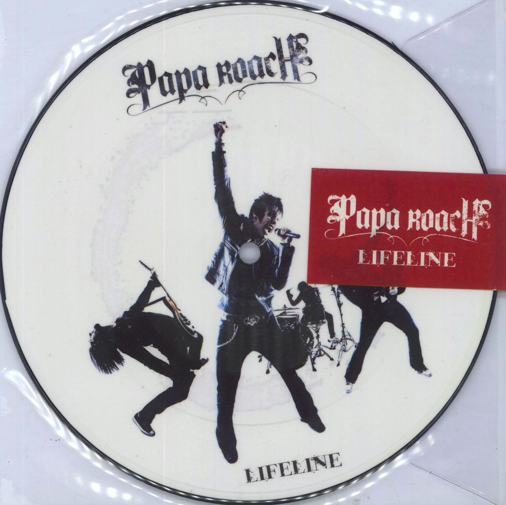 Papa Roach Lifeline UK 7" vinyl picture disc (7 inch picture disc single) 2709612