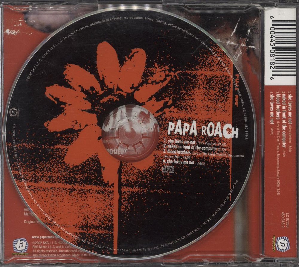 Papa Roach She Loves Me Not - 2-CD Set UK 2-CD single set (Double CD single) PAP2SSH215948