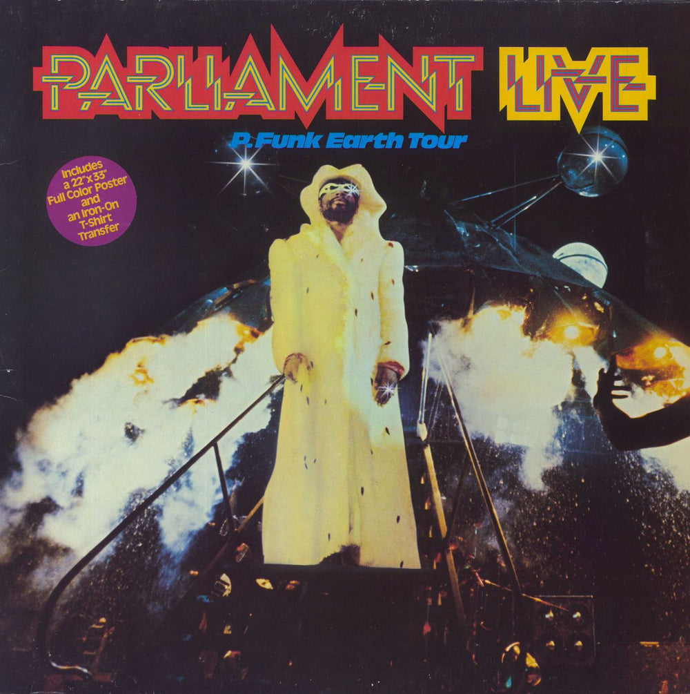 Parliament Live - P. Funk Earth Tour German 2-LP vinyl record set (Double LP Album) NB7021