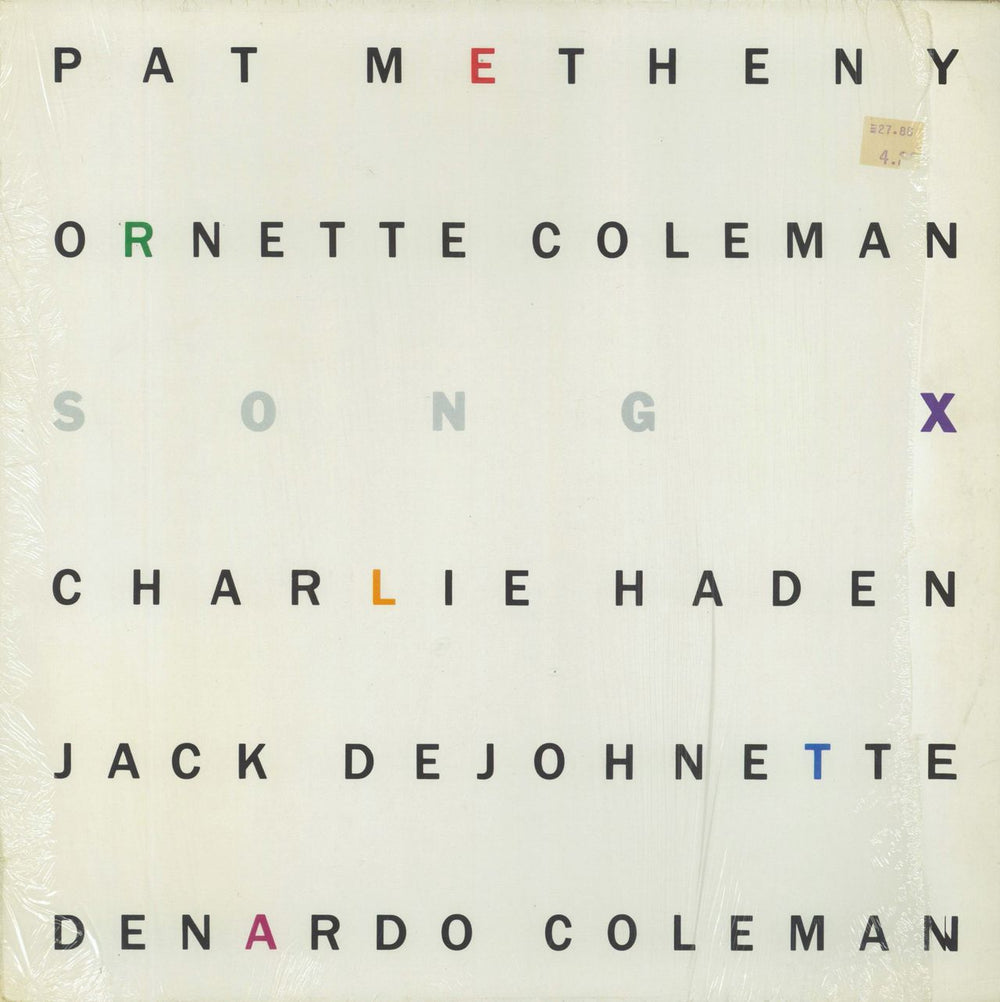 Pat Metheny Song X - Shrink German vinyl LP album (LP record) 924096-1