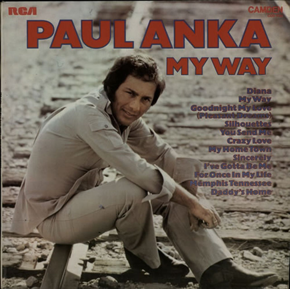 Paul Anka My Way UK vinyl LP album (LP record) CDS1134