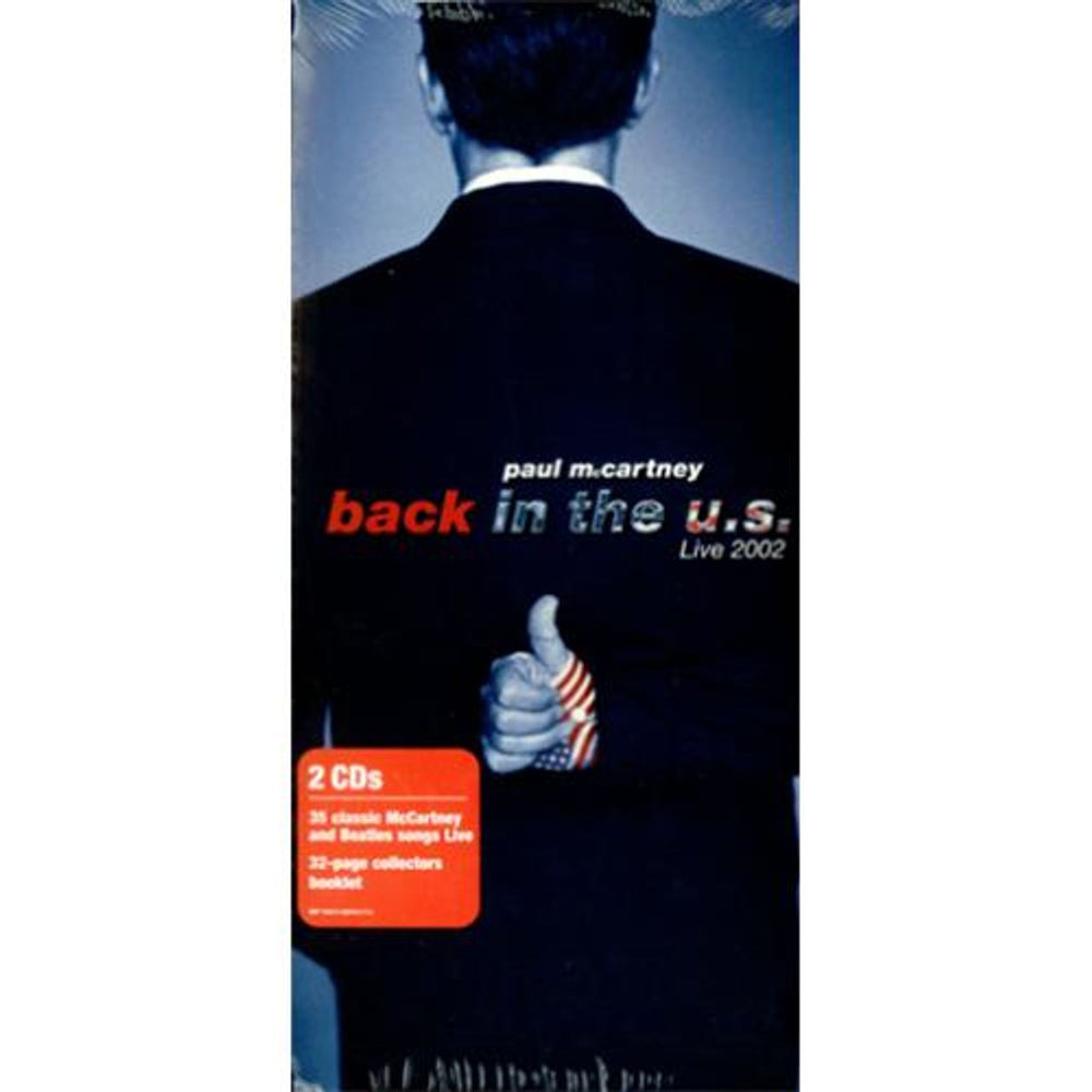 Paul McCartney and Wings Back In The U.S. Live 2002 US 2 CD album set (Double CD) CDP5423182