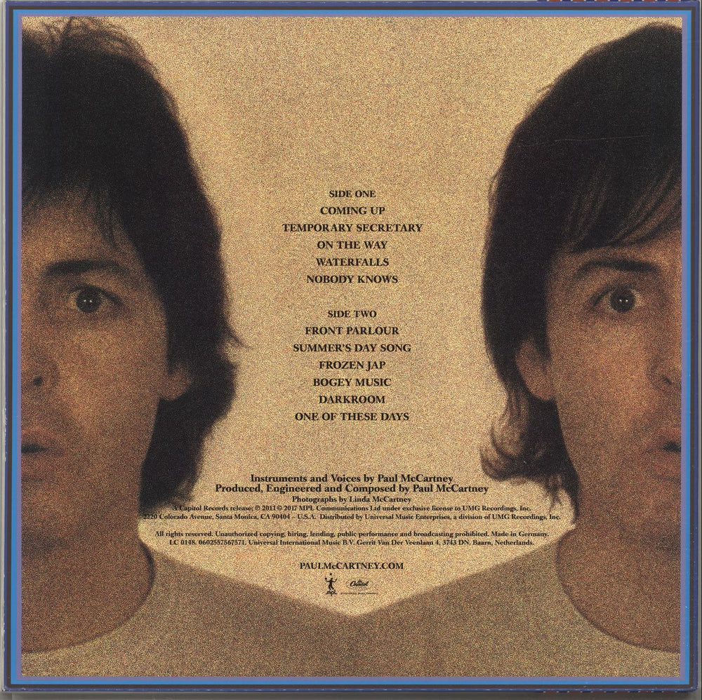 Paul McCartney and Wings McCartney II - 180gram Vinyl + Insert & Obi Japanese vinyl LP album (LP record) 4988031258002