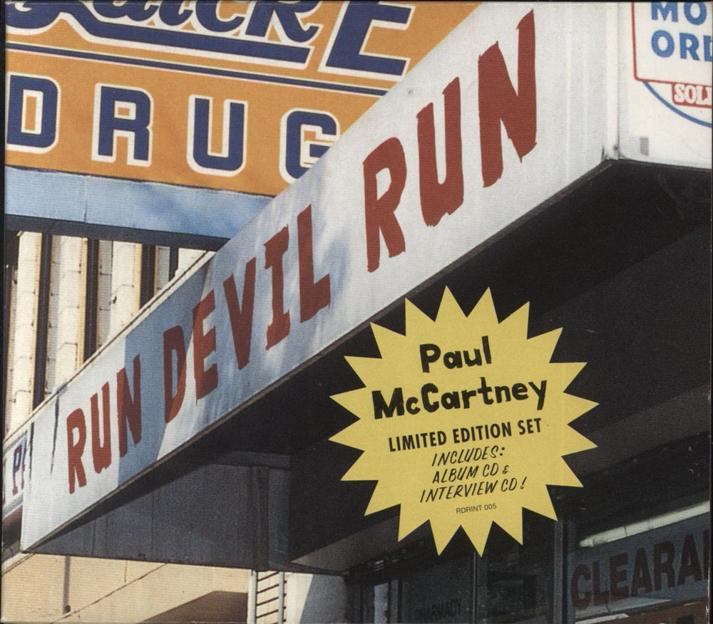 Paul McCartney and Wings Run Devil Run + Limited Interview CD UK 2 CD album set (Double CD) 5233042