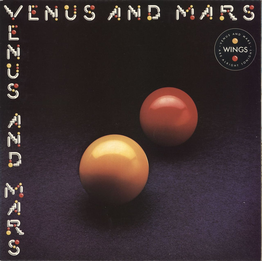 Paul McCartney and Wings Venus And Mars Australian vinyl LP album (LP record) PCTA.254
