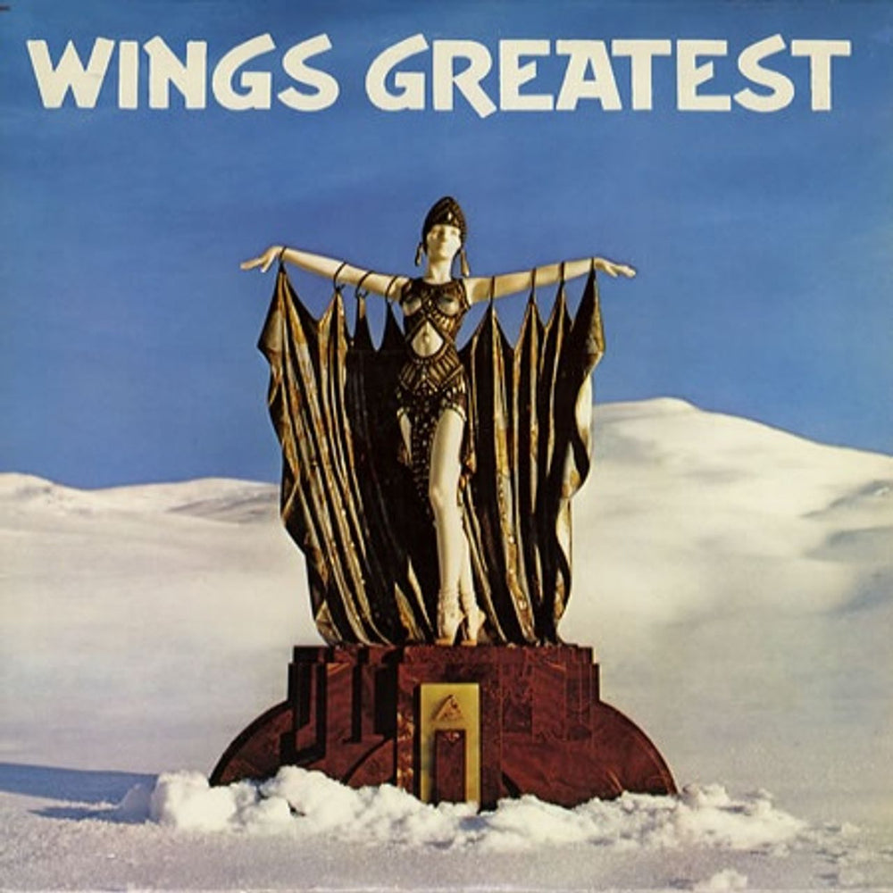 Paul McCartney and Wings Wings Greatest + Poster Italian vinyl LP album (LP record) 3C064-61963