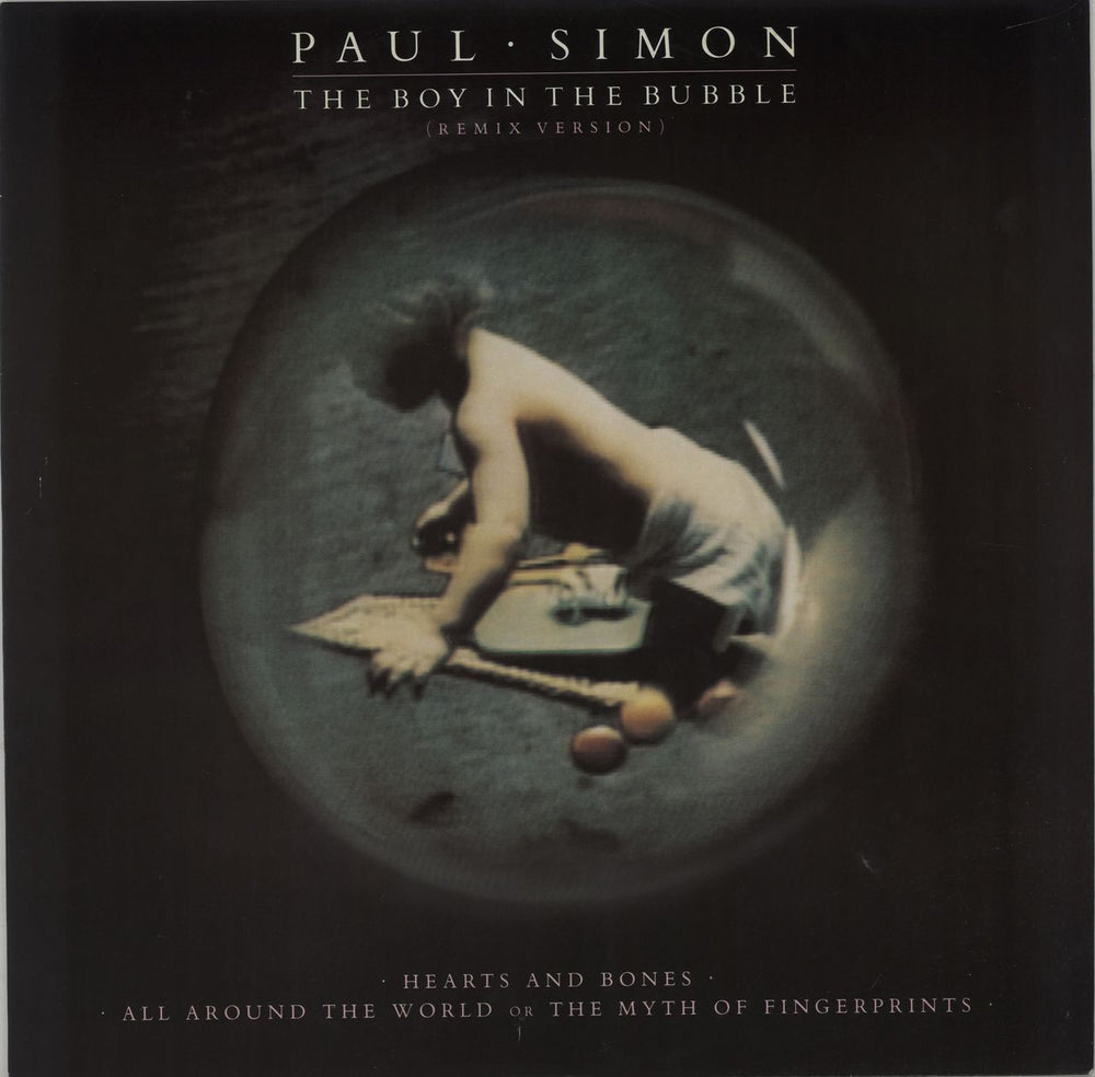 Paul Simon The Boy In The Bubble UK 12" vinyl single (12 inch record / Maxi-single) W8509T