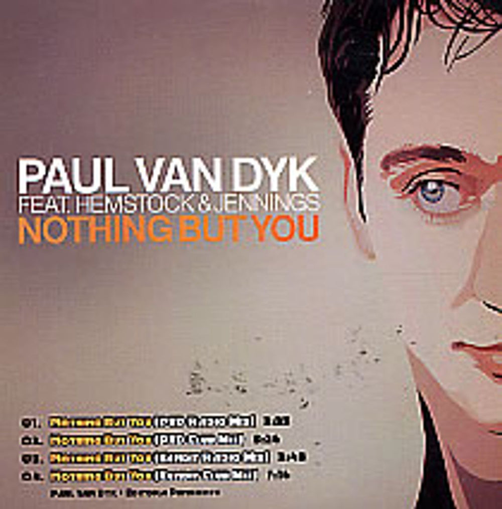 Paul Van Dyk Nothing But You Mexican Promo CD single (CD5 / 5") CDP201316