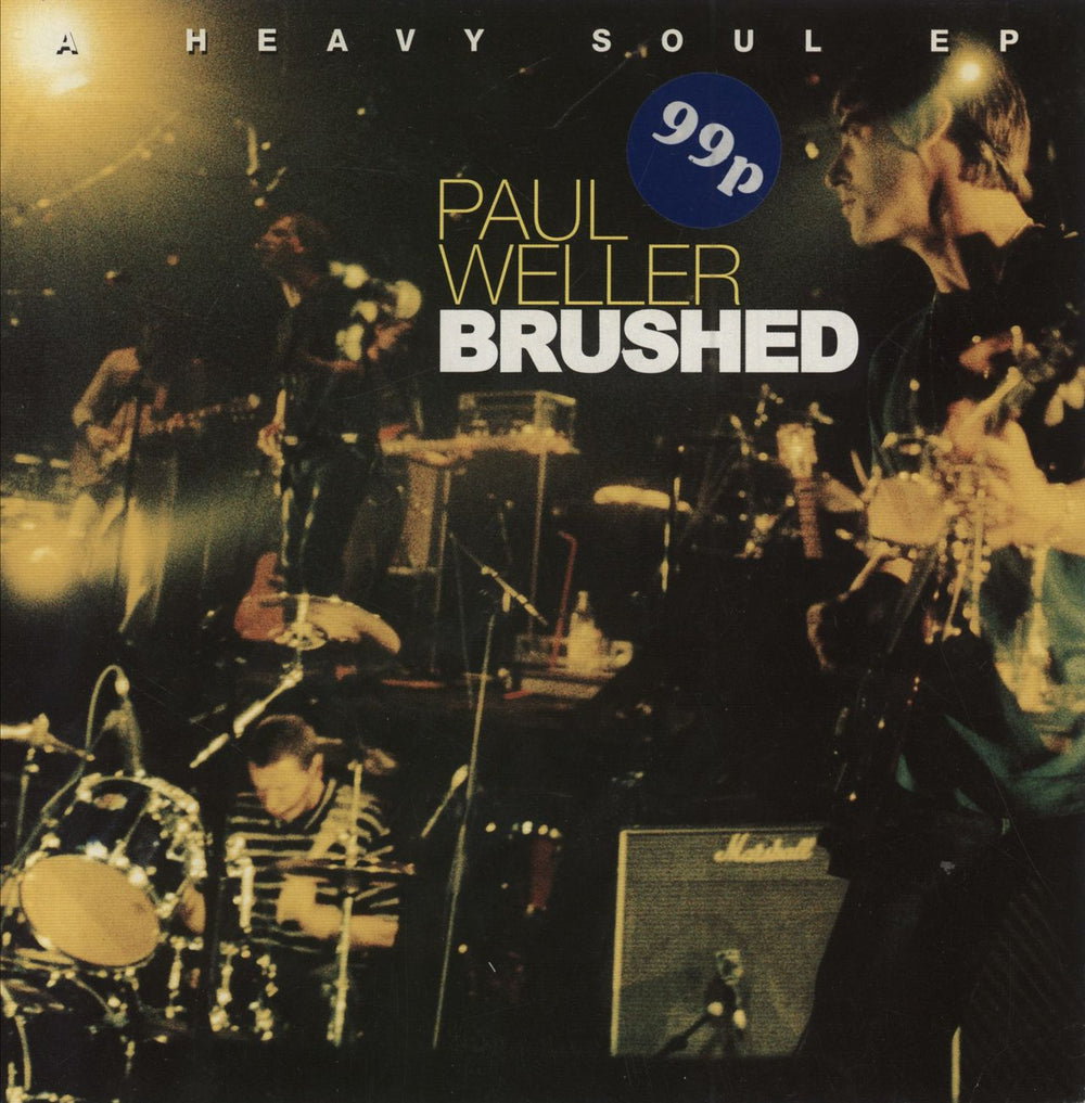 Paul Weller Brushed - A Heavy Soul EP UK 7" vinyl single (7 inch record / 45) IS666