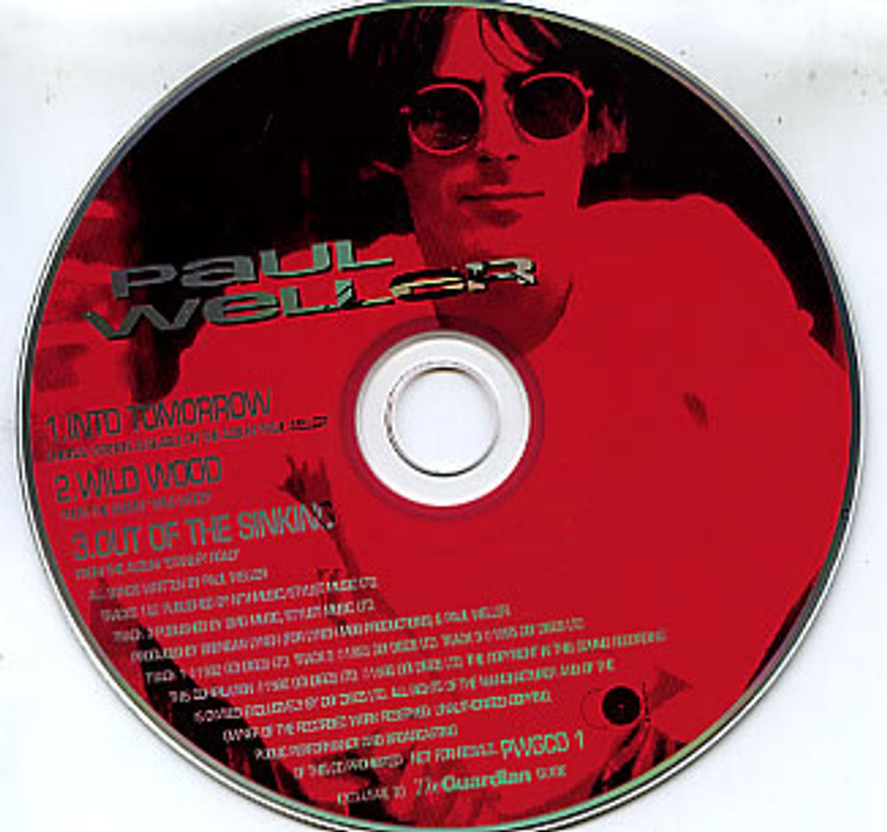 Paul Weller Into Tomorrow UK Promo CD single (CD5 / 5") PWGCD1