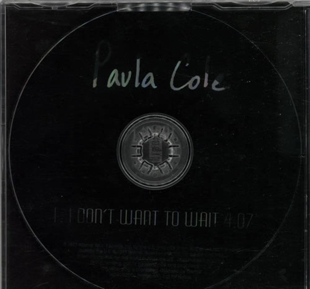 Paula Cole I Don't Want To Wait UK Promo CD single (CD5 / 5") PAUC5ID99355