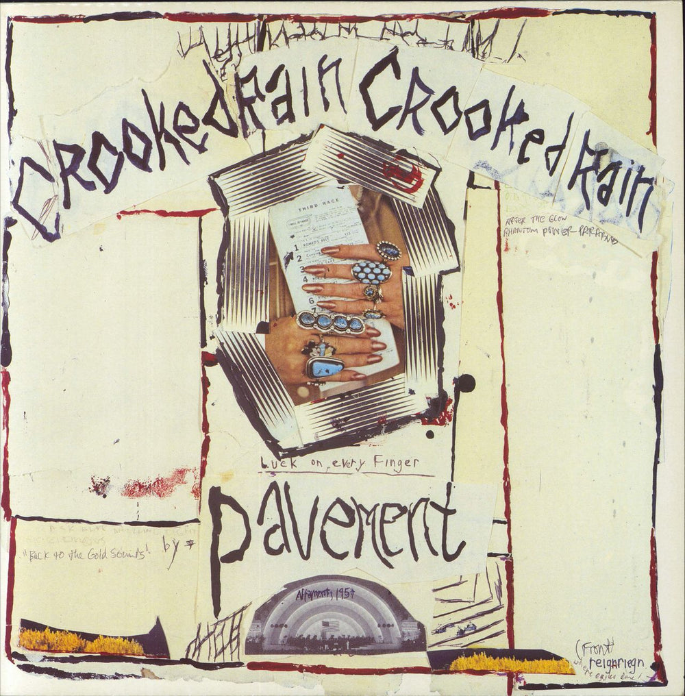 Pavement Crooked Rain Crooked Rain UK vinyl LP album (LP record) ABB56