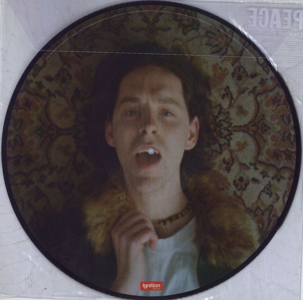 Peace From Under Liquid Glass UK picture disc LP (vinyl picture disc album)