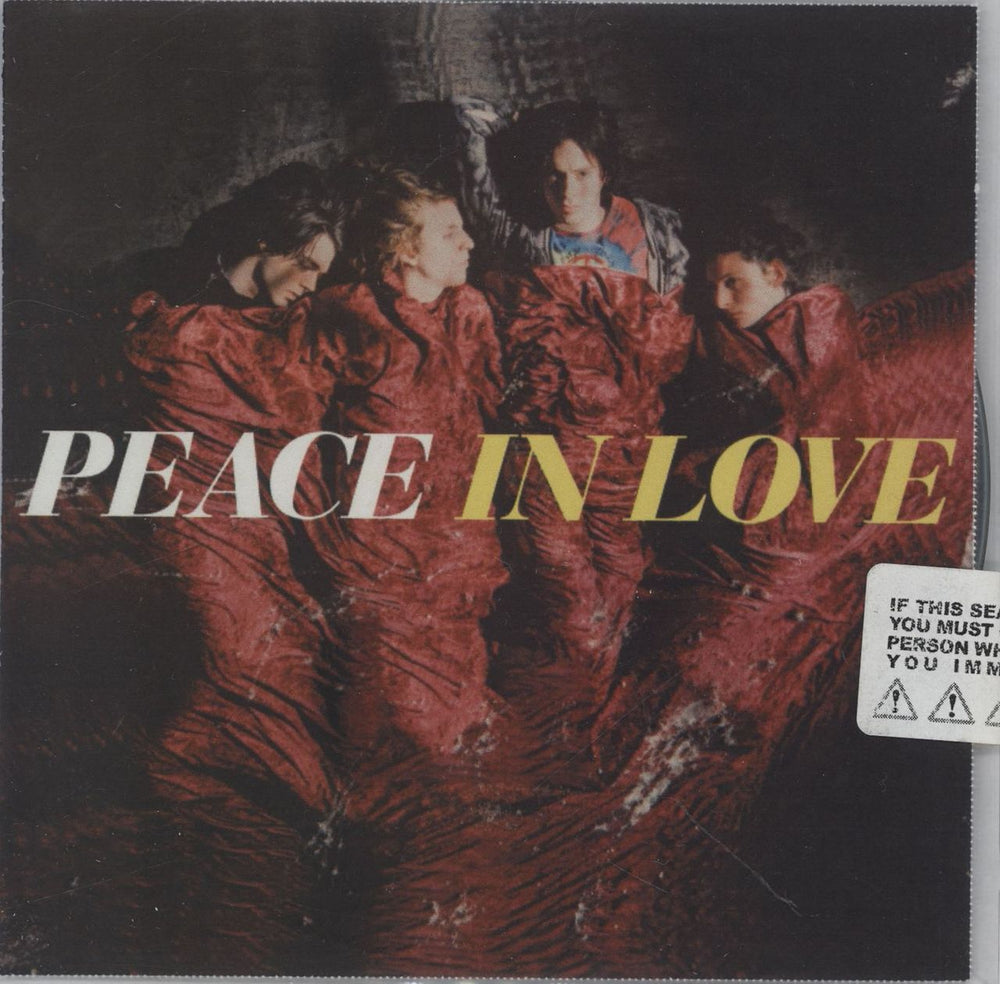 Peace In Love - Artwork - Sealed UK Promo CD-R acetate CD-R