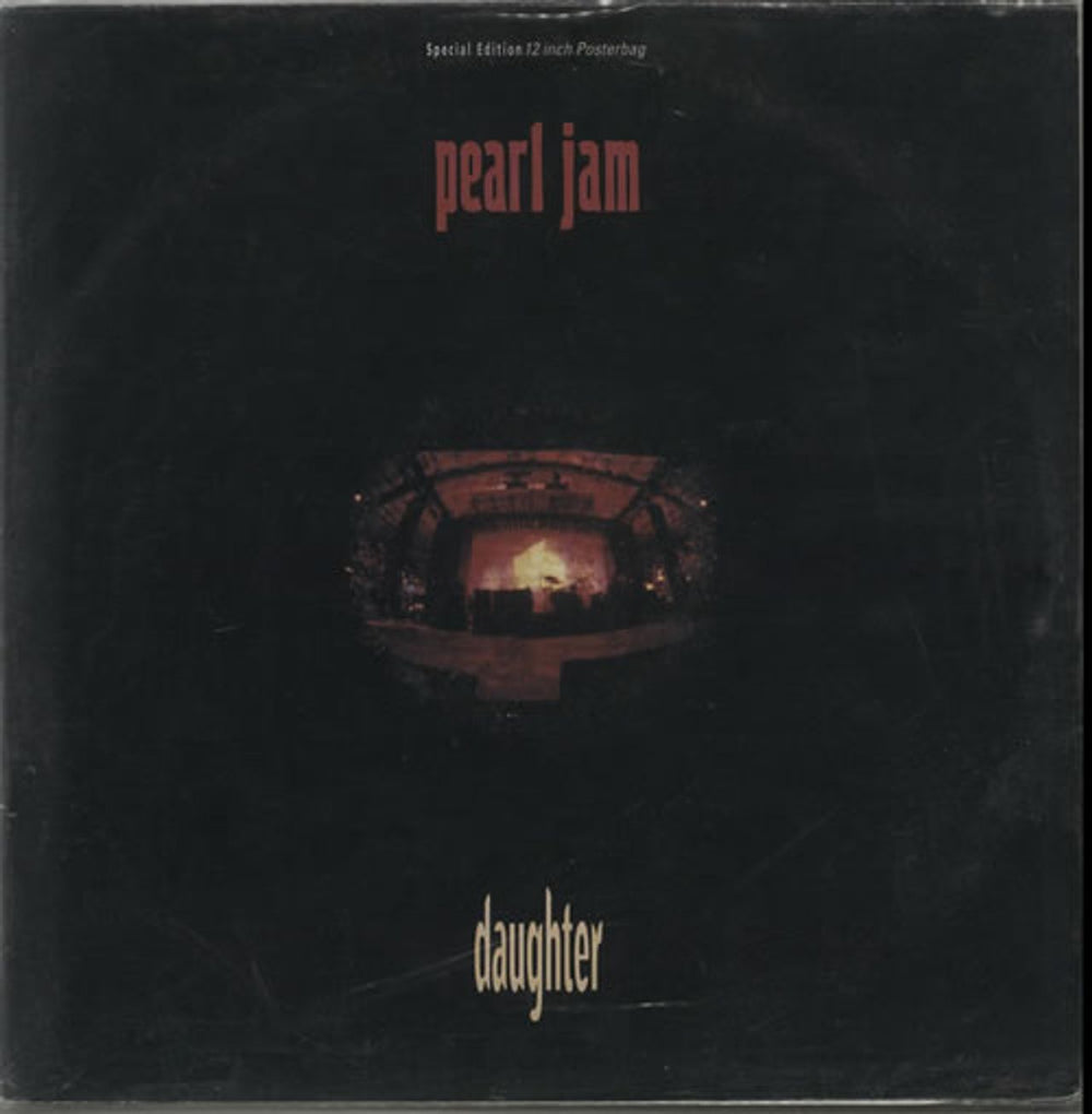 Pearl Jam Daughter - Poster Sleeve UK 12" vinyl single (12 inch record / Maxi-single) 6600206