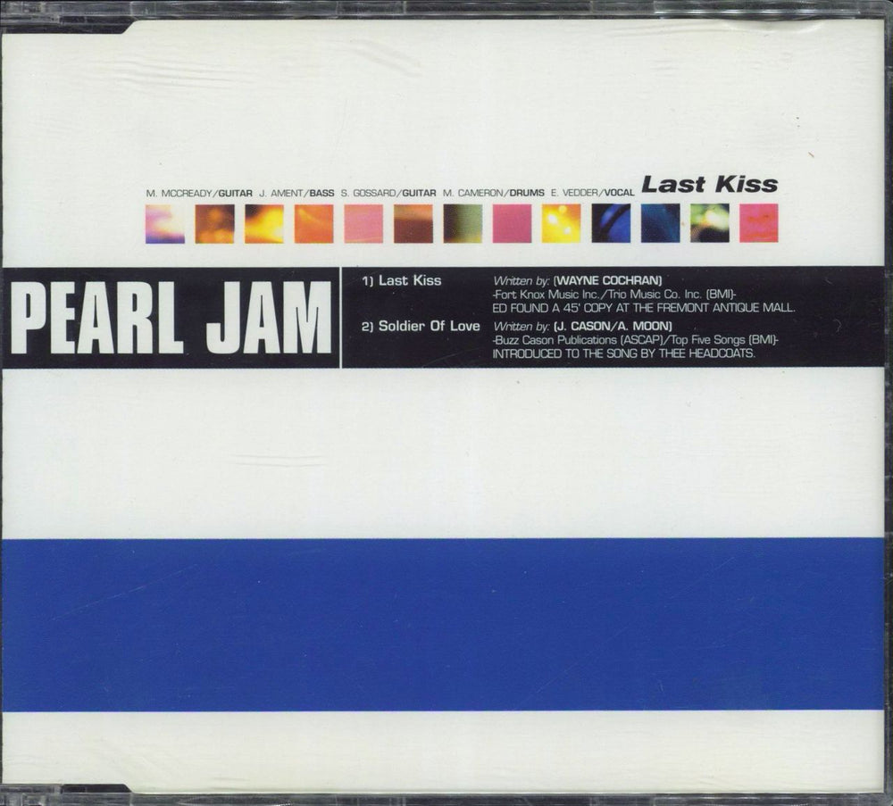 Pearl Jam Last Kiss - Jewel Case Austrian CD single (CD5 / 5") 667479-1