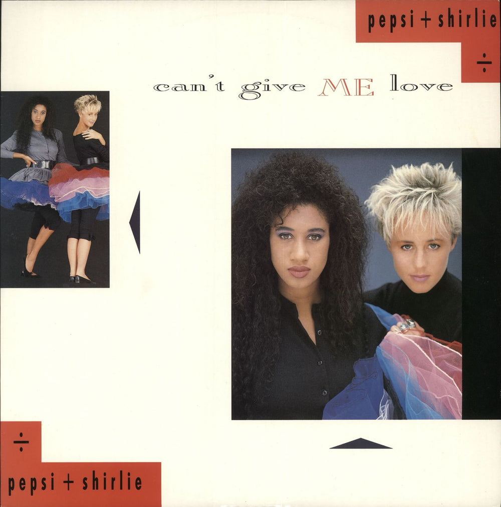 Pepsi & Shirlie Can't Give Me Love UK 12" vinyl single (12 inch record / Maxi-single) POSPX885