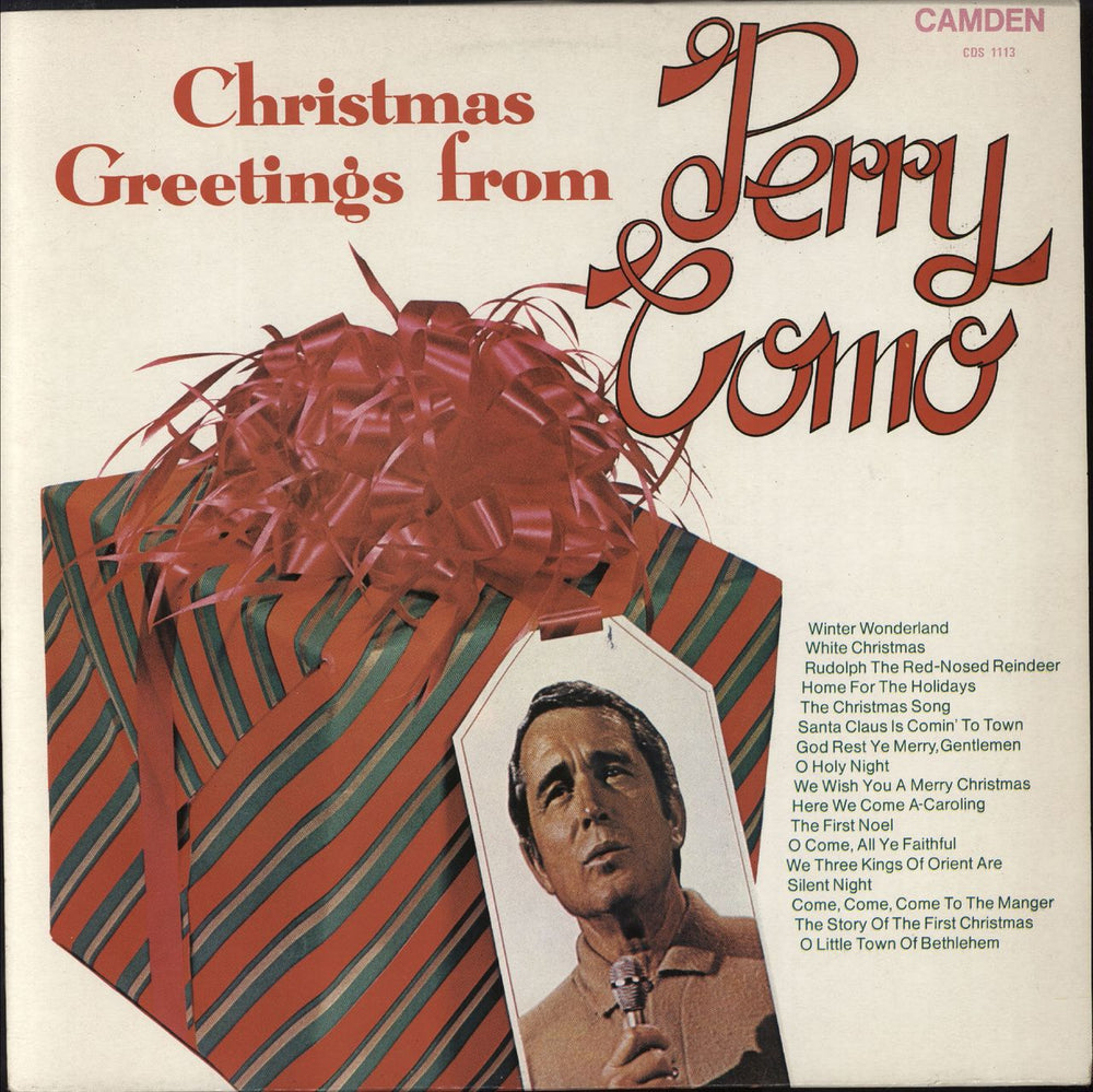 Perry Como Christmas Greetings From Perry Como UK vinyl LP album (LP record) CDS1113