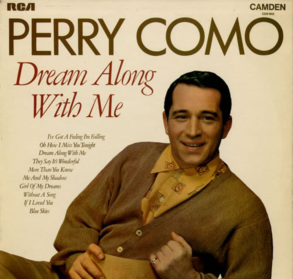 Perry Como Dream Along With Me UK vinyl LP album (LP record) CDS1002