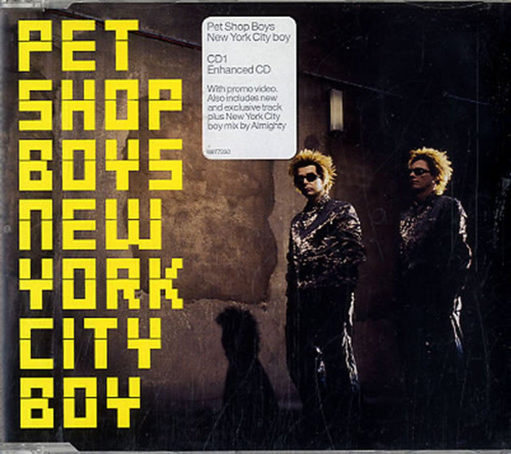 Pet Shop Boys New York City Boy UK 2-CD single set (Double CD single) CDR/S6525