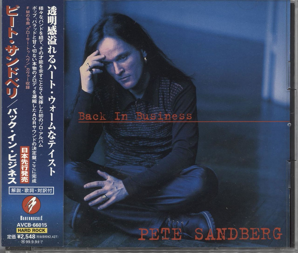 Pete Sandberg Back In Business Japanese Promo CD album (CDLP) AVCB-66015