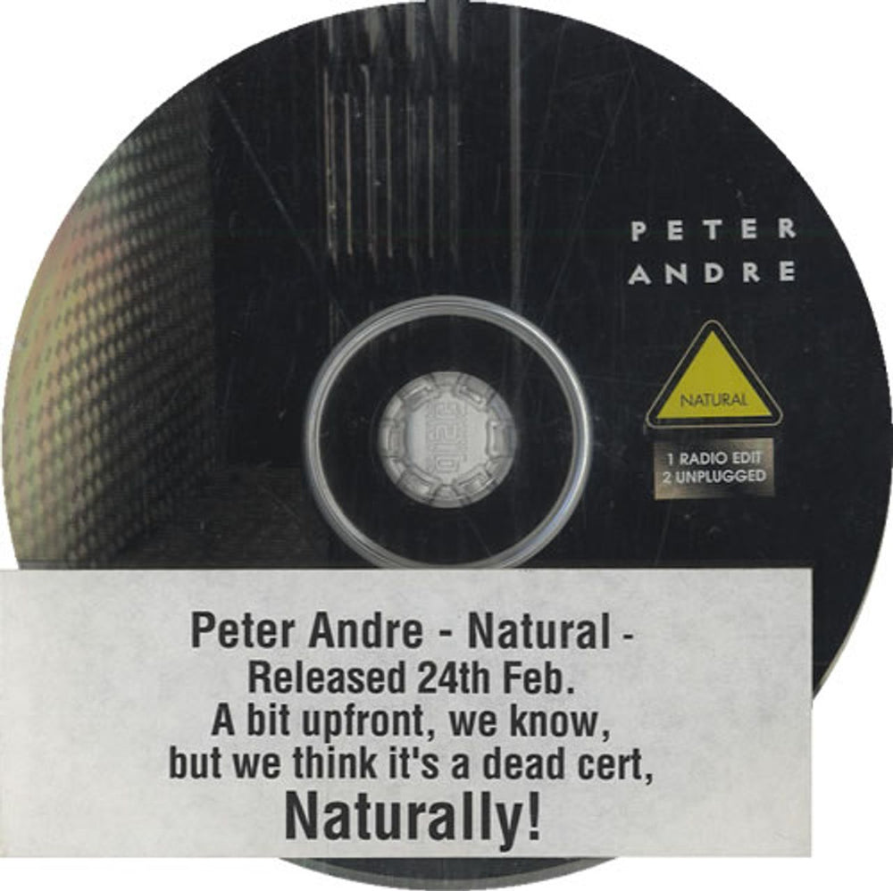 Peter Andre Natural UK Promo CD single (CD5 / 5") DP1577