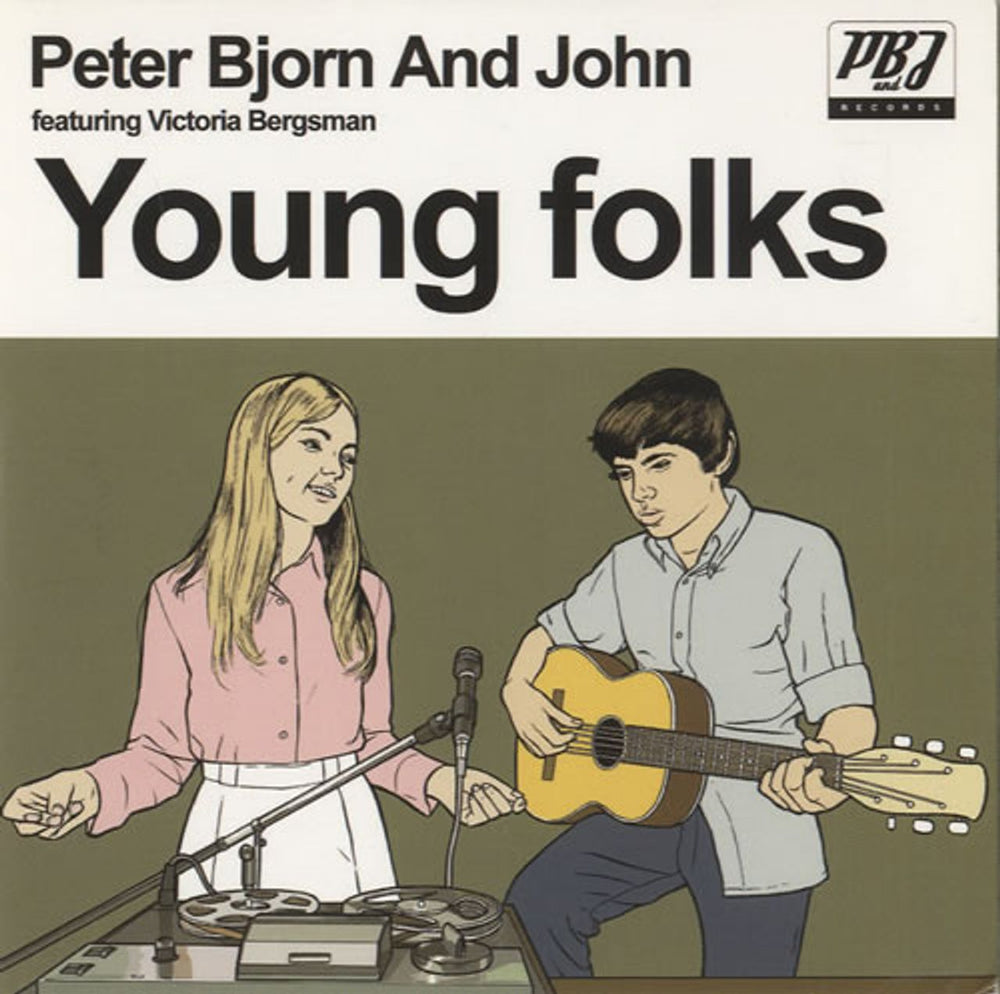 Peter Bjorn And John Young Folks UK Promo CD single (CD5 / 5") WEBB151SCDP