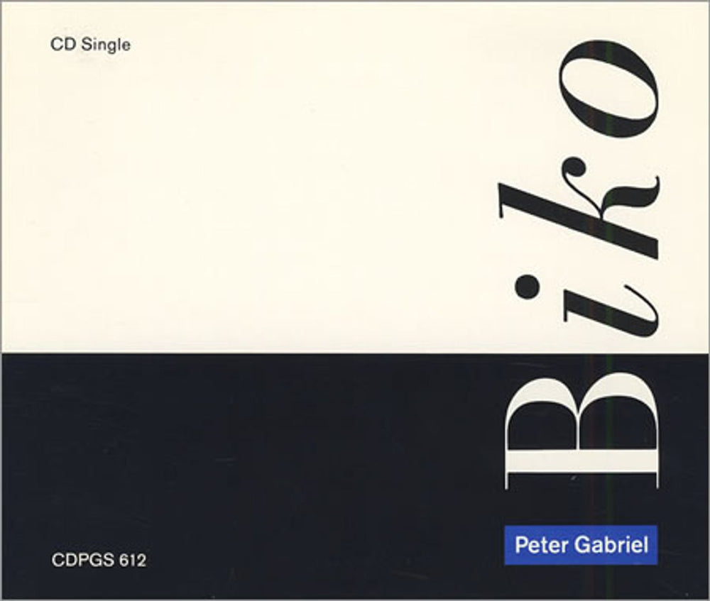 Peter Gabriel Biko UK CD single (CD5 / 5") CDPGS612